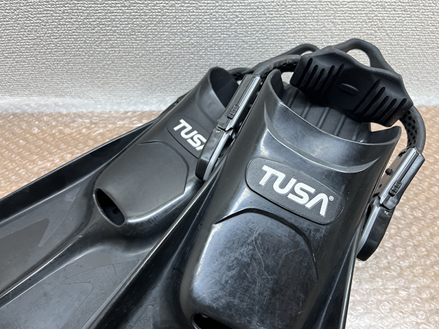 TUSA ツサ KAIL カイル ストラップフィン サイズS 22-24cm ダイビング 記名あり 管理60310K-100の画像2