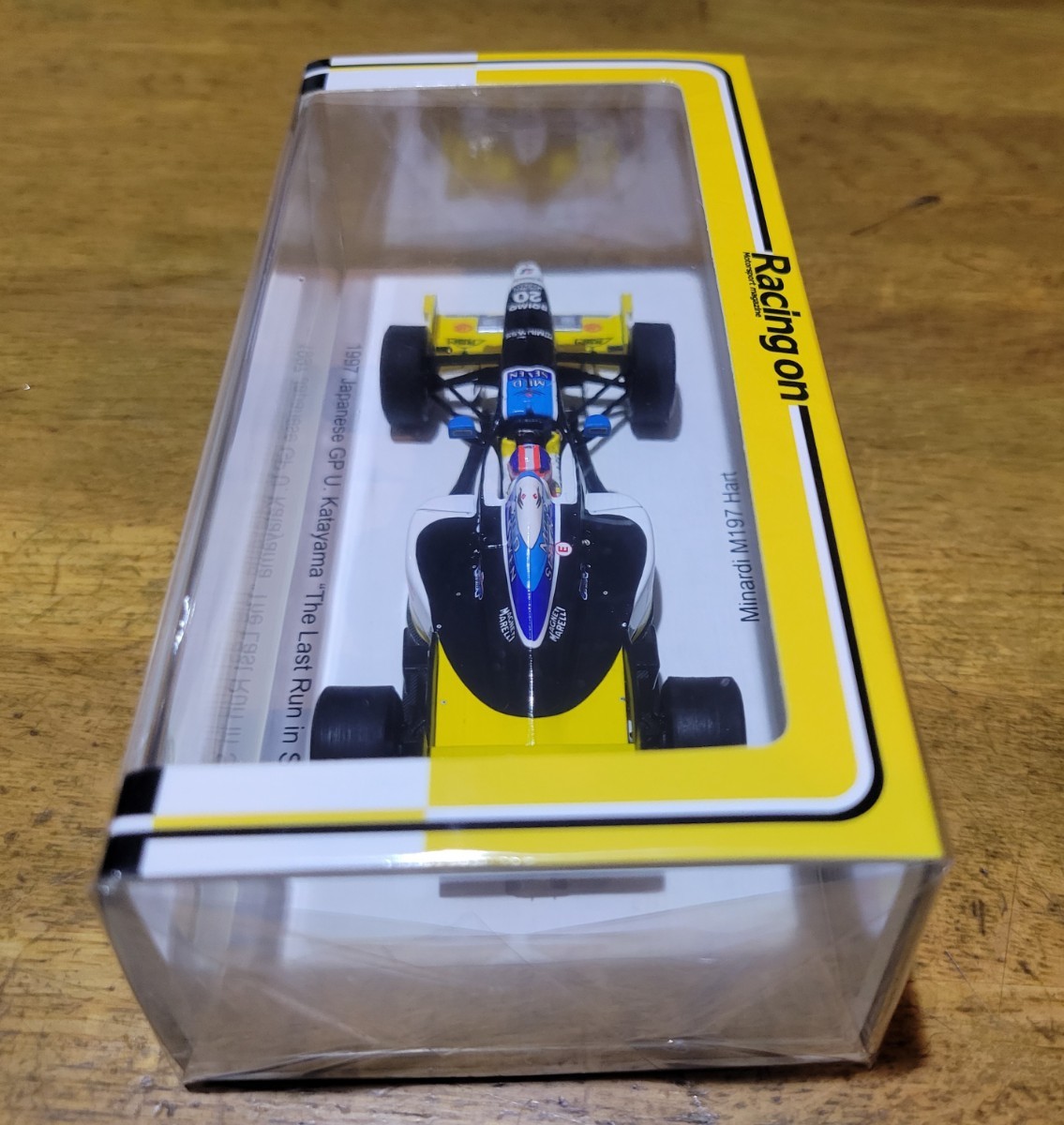 スパーク 1/43 レーシングオン別注 ミナルディ ハート M197 片山右京 日本GP 新品未開封_画像3