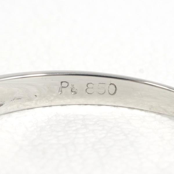 PT850 リング 指輪 9.5号 ダイヤ 総重量約2.6g 中古 美品 送料無料☆0315_画像6