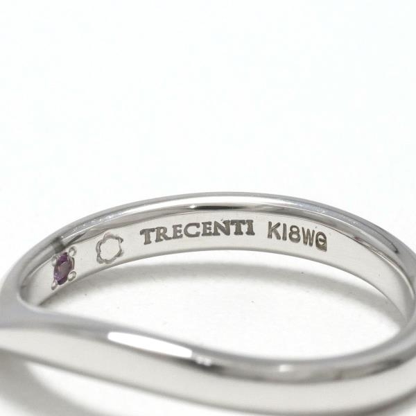 トレセンテ K18WG リング 指輪 7.5号 ピンクサファイア 総重量約2.9g 中古 美品 送料無料☆0315_画像7