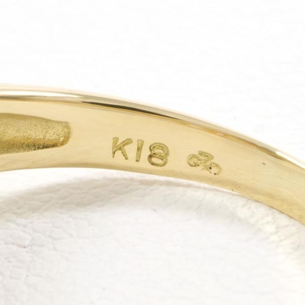 K18YG リング 指輪 14号 ブラウンダイヤ 1.03 総重量約4.3g 中古 美品 送料無料☆0315_画像6