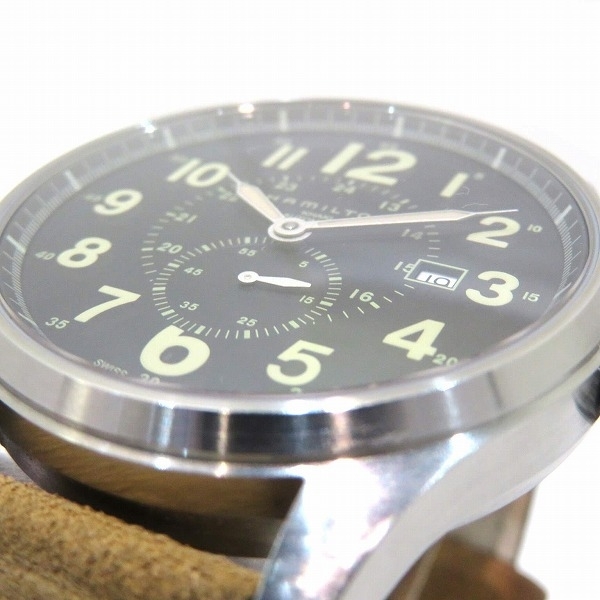 ハミルトン カーキフィールドオフィサー H706550 自動巻 時計 腕時計 メンズ☆0308_画像4