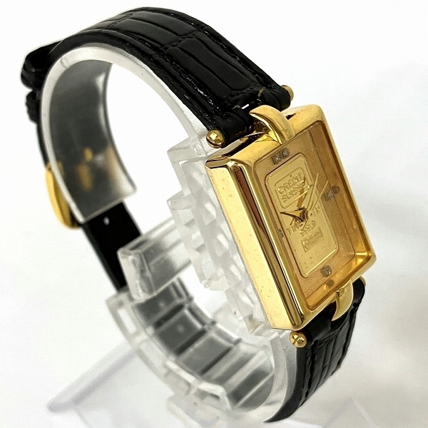 クレディスイス インゴットウォッチ クォーツ 時計 腕時計 レディース☆0327の画像3