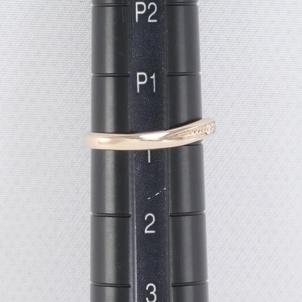スタージュエリー K10PG リング 指輪 1号 ダイヤ 0.01 総重量約1.1g 中古 美品 送料無料☆0315_画像5