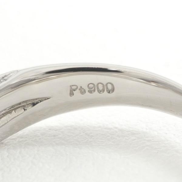PT900 リング 指輪 11.5号 ダイヤ 0.31 SI1 鑑定書 総重量約4.6g 中古 美品 送料無料☆0315_画像8