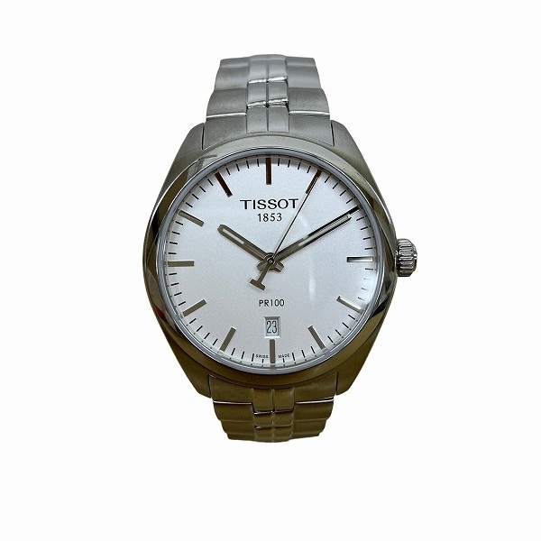 ティソ T101410A クォーツ デイト 時計 腕時計 メンズ 美品☆0302の画像1