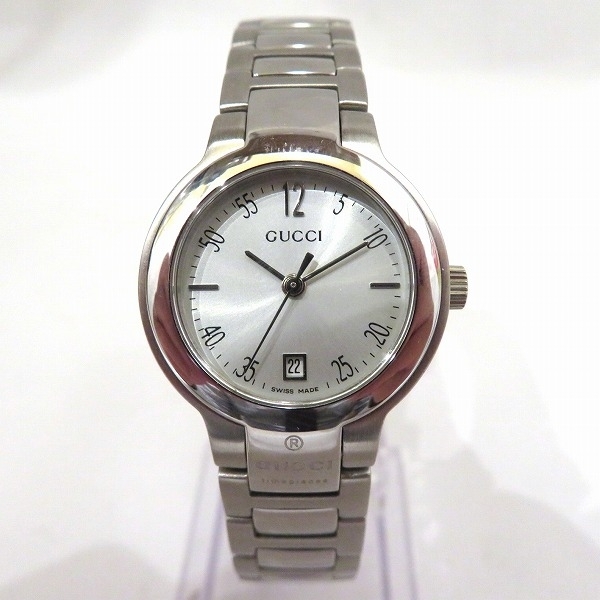 グッチ 8900L クォーツ デイト 時計 腕時計 レディース☆0332