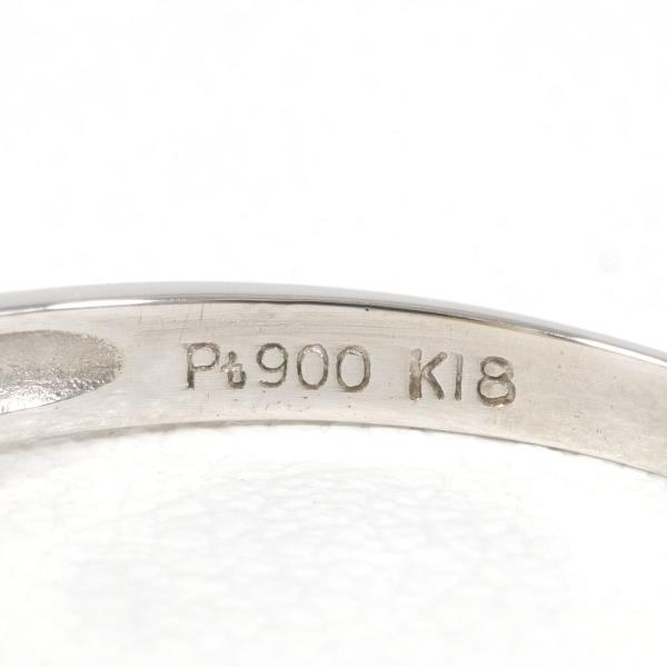 PT900 K18YG リング 指輪 12.5号 ダイヤ 0.11 総重量約1.9g 中古 美品 送料無料☆0315_画像6