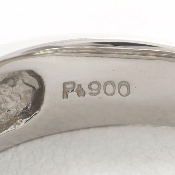 PT900 リング 指輪 12.5号 ダイヤ 0.32 0.22 鑑定書 総重量約9.3g 中古 美品 送料無料☆0338_画像8