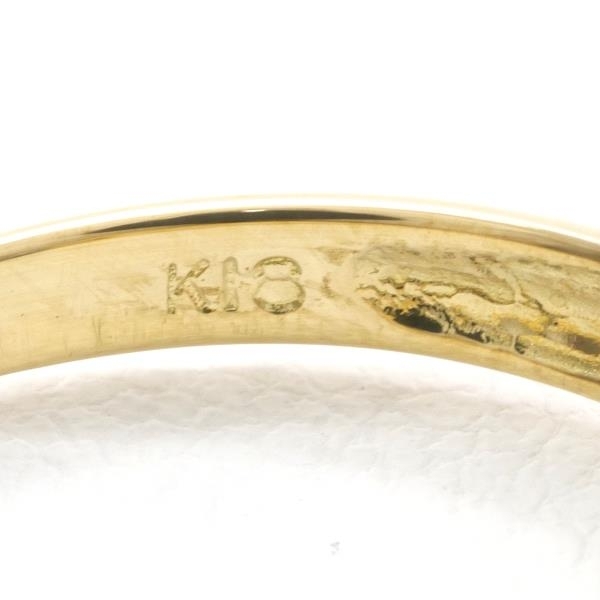 K18YG リング 指輪 9.5号 サファイア ダイヤ 総重量約1.6g 中古 美品 送料無料☆0315_画像6