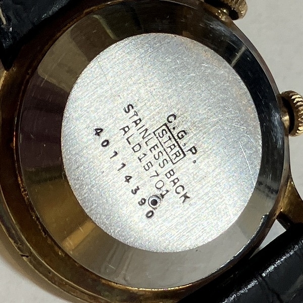 シチズン アラームデイト ALD15701 手巻き 風防なしアンティーク 時計 腕時計 メンズ☆0321_画像5