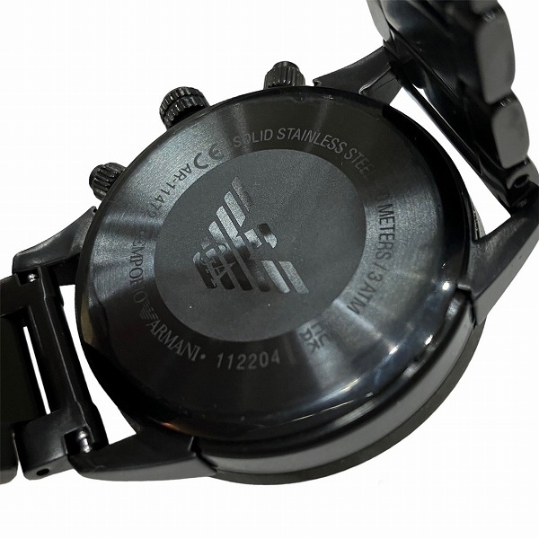  Emporio Armani AR11472 quartz clock wristwatch men's beautiful goods *0332