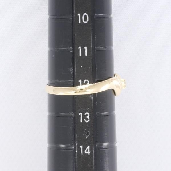 K18YG リング 指輪 12号 ダイヤ 0.02 総重量約1.4g 中古 美品 送料無料☆0315_画像5