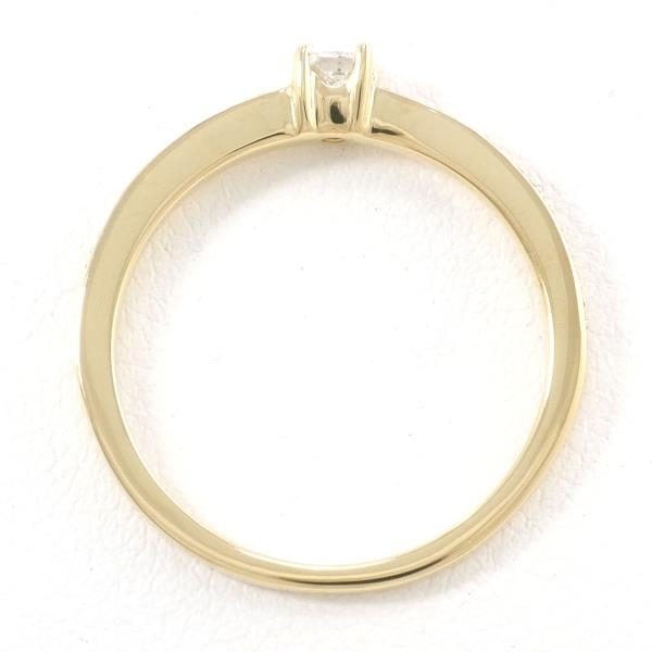 K18YG リング 指輪 13号 ダイヤ 0.20 総重量約2.1g 中古 美品 送料無料☆0315の画像2