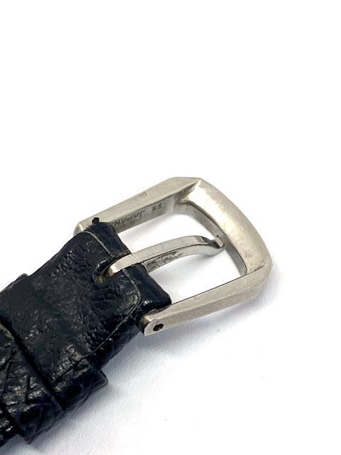 SEIKO セイコー 2320-5030 電池式腕時計 クオーツ SS 革 社外 SEIKO セイコー 2320-5030 電池式腕時計 クオーツ SS 革 社外