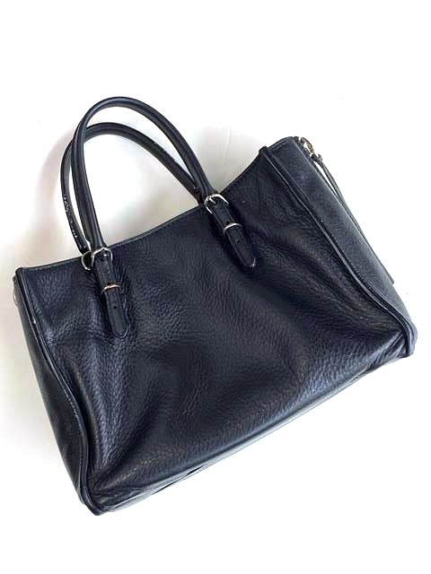 【即決】 BALENCIAGA バレンシアガ ペーパーミニ 357333 黒 ブラック カーフ レザー 2WAYショルダーバッグ ハンドバッグの画像2