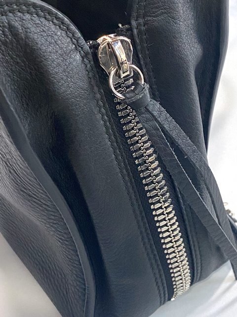 【即決】 BALENCIAGA バレンシアガ ペーパー ミニ 370926 2WAYショルダー ハンドバッグ カーフ ストラップ付 レザー 黒 ブラック