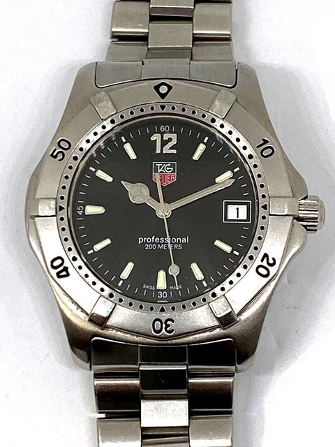 【即決/稼働品】 TAG HEUER タグホイヤー プロフェッショナル200M WK1110-1 ステンレス 電池式 クオーツ 男性用腕時計 の画像1