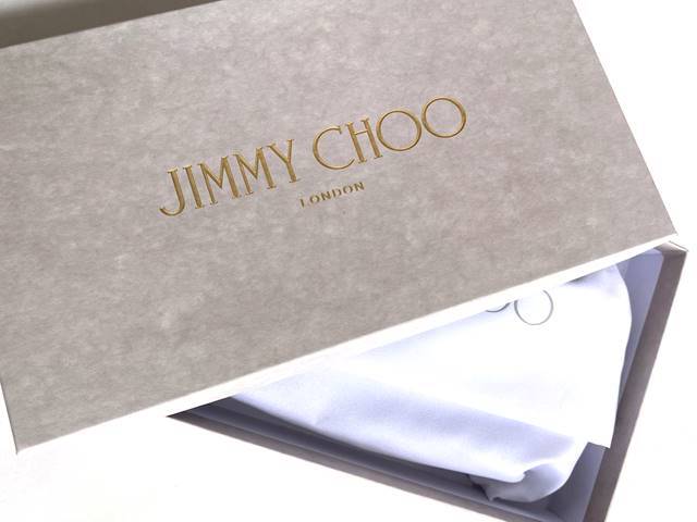 【即決】 JIMMY CHOO ジミーチュウ スタースタッズ 長財布 ブラック 黒 シルバー ロングウォレット 星