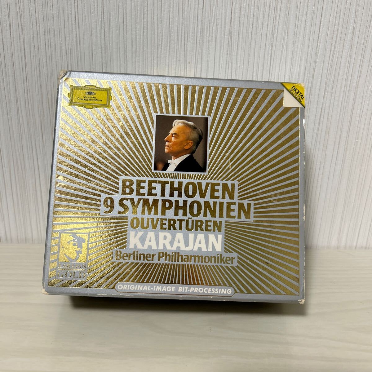 1円スタート BEETHOVEN 9SYMPHONIEN OUVERTUREN KARAJAN CD ベートーヴェン カラヤン _画像1