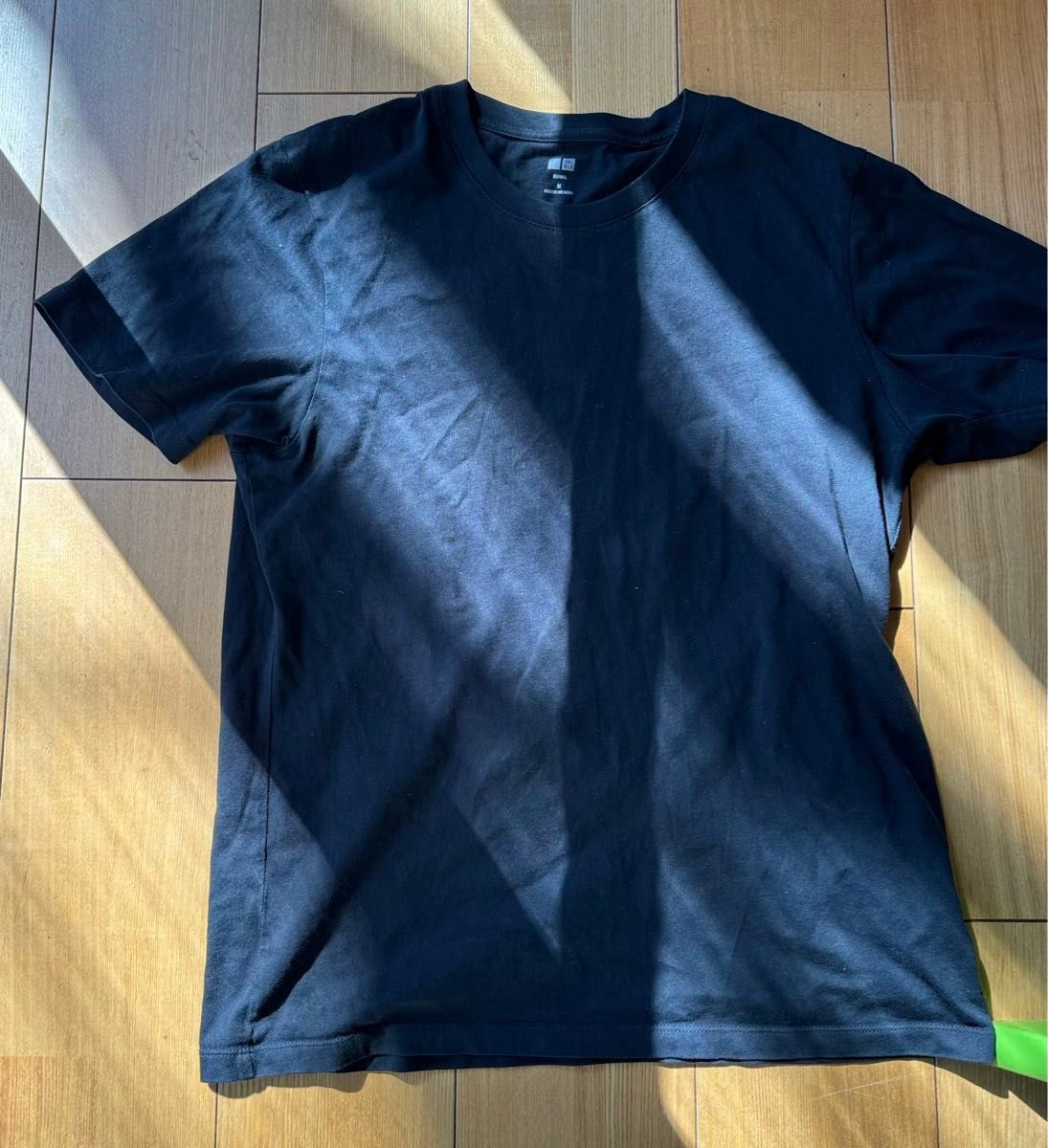 【送料込】ユニクロスーピマコットンTシャツ（ブラック）Mサイズ 半袖Tシャツ×2枚