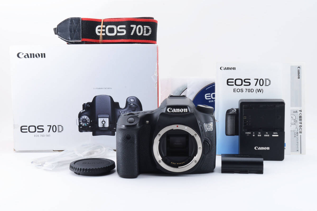 ★元箱付き★ Canon キヤノン デジタル一眼レフカメラ EOS 70D ボディ #22の画像1