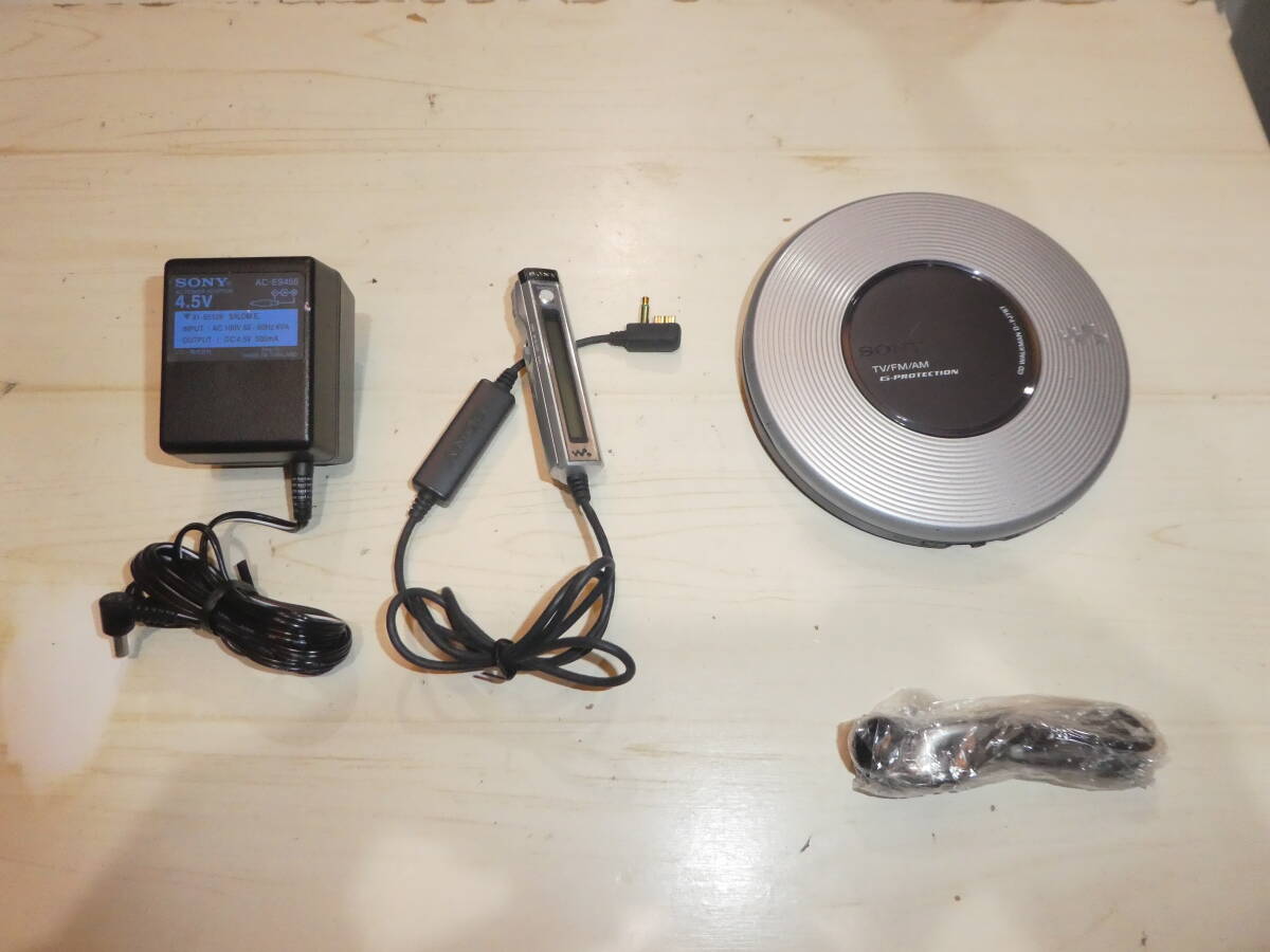 SONY CDウォークマン ラジオワイドFM/AM D-FJ787 リモコン・AC SONY CDウォークマン ラジオワイドFM/AM D-FJ787 リモコン・AC