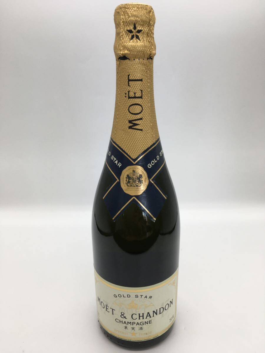1円【MOET&CHANDON 】モエ シャンドン シャンパン モエシャン GOLD STAR CHAMPAGNE 果実酒 酒 champagne 750ml 12度_画像6