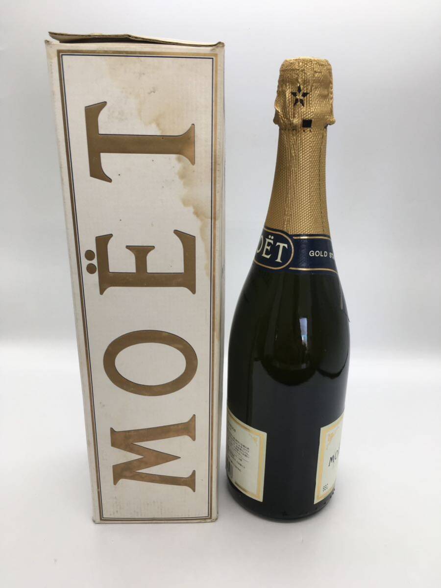 1円【MOET&CHANDON 】モエ シャンドン シャンパン モエシャン GOLD STAR CHAMPAGNE 果実酒 酒 champagne 750ml 12度_画像4