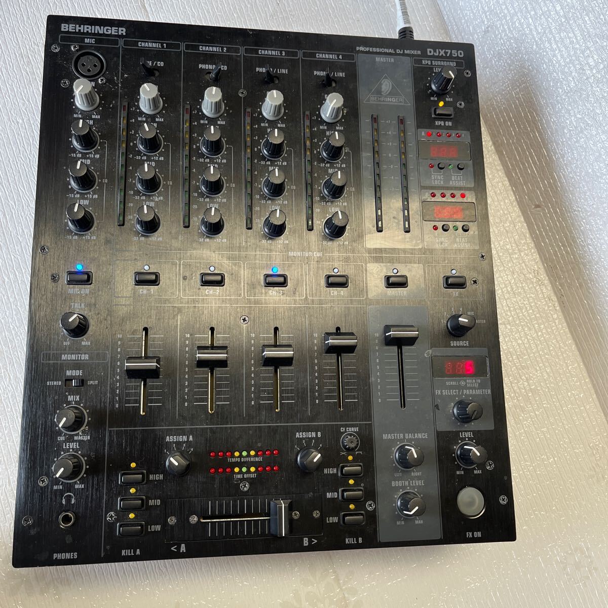 DJミキサー ジャンク品 Yahoo!オークション - BEHRINGER PRO MIXER DJX750 DJミキサー