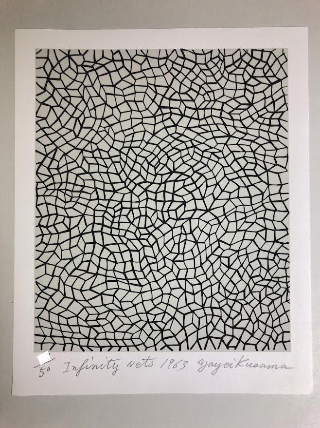 Yahoo!オークション - (模写)草間彌生 infinity nets 1963 直筆