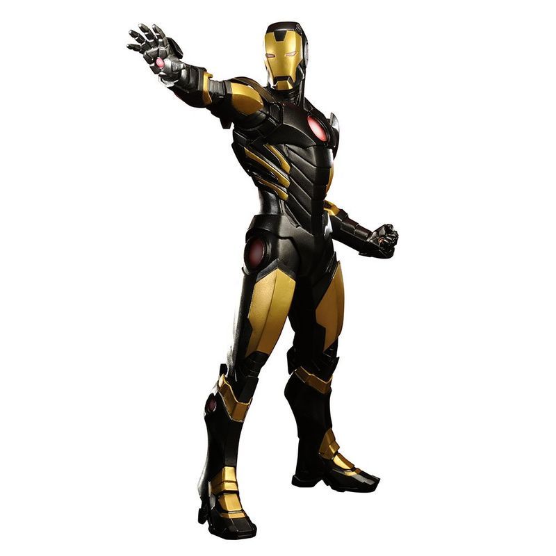 コトブキヤ ARTFX+ MARVEL NOW アイアンマン MARVEL NOW BLACK X GOLD 1/10スケール PVC製 塗_画像1