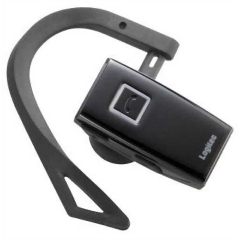 Logitec Bluetooth2.1対応 超小型ハンズフリーヘッドセット USBケーブル充電モデル ブラック LBT-HS050C2BK_画像1