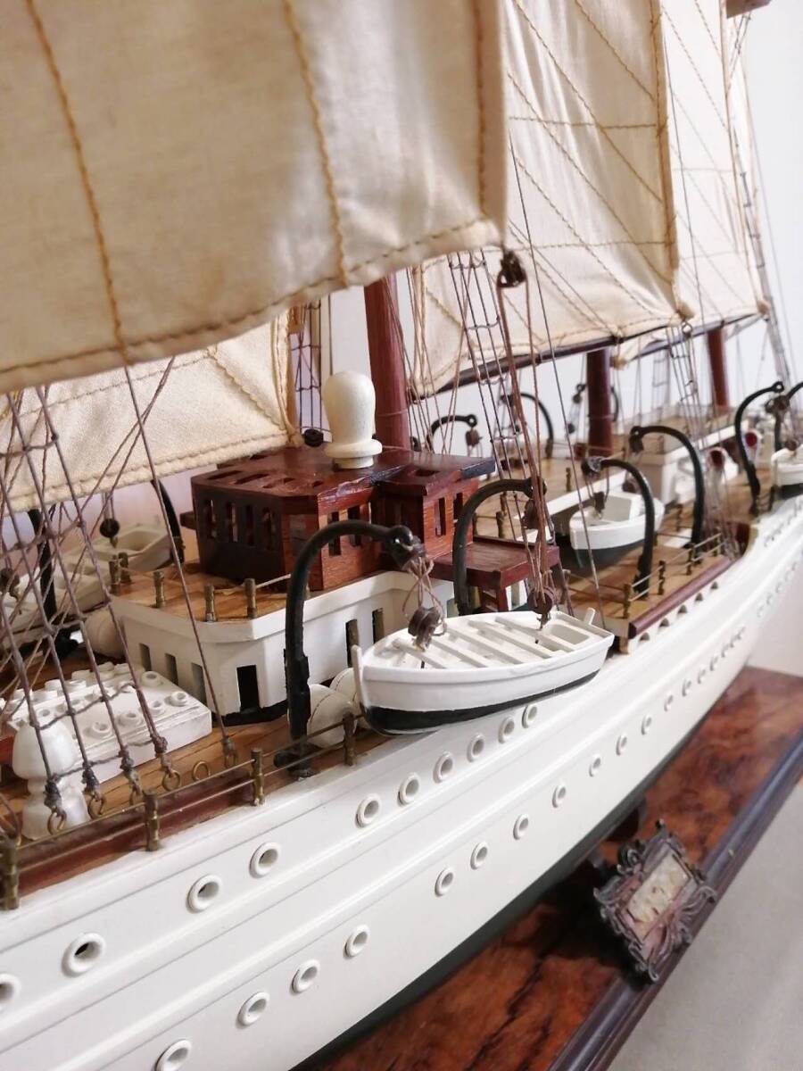 大型木製帆船模型　チリ海軍　エスメラルダ_画像5