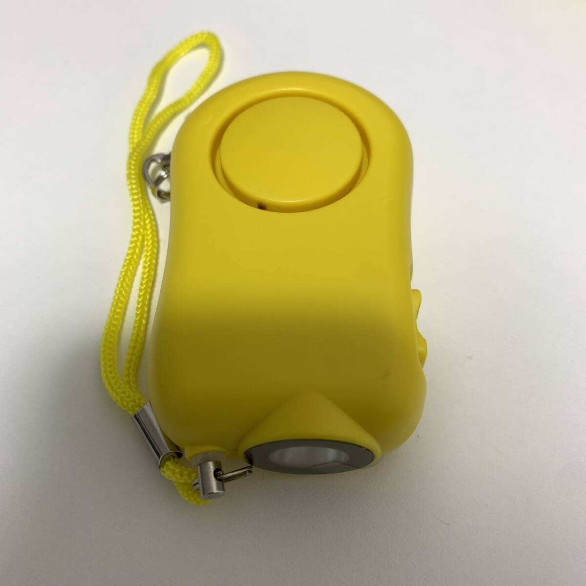 * used unused goods * crime prevention alarm 95dB large volume white color LED light attaching waterproof crime prevention bell elementary school student man girl child woman simple personal alarm 