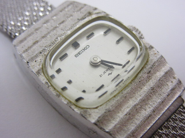 ブランド祭 SEIKO セイコー 10-3720 手巻 昭和44年製 アンティーク 稼働品 レディース腕時計_画像5