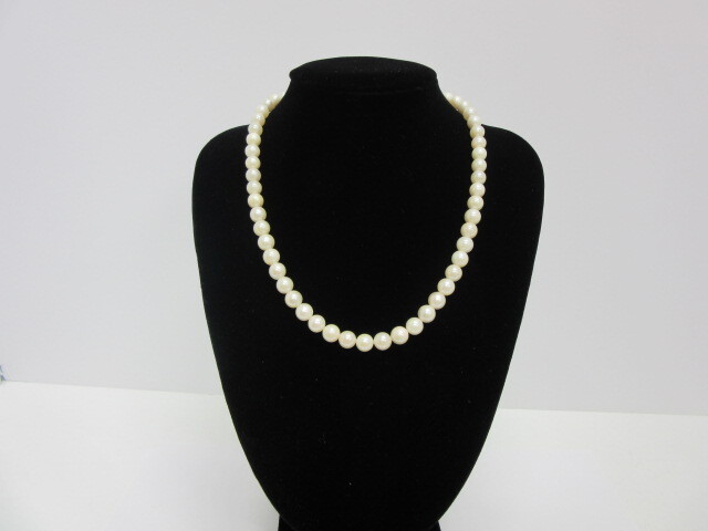 アクセサリー祭 パールネックレス SV金具 ホワイト アコヤ真珠 7.0～7.2mm珠 パール 真珠の画像4