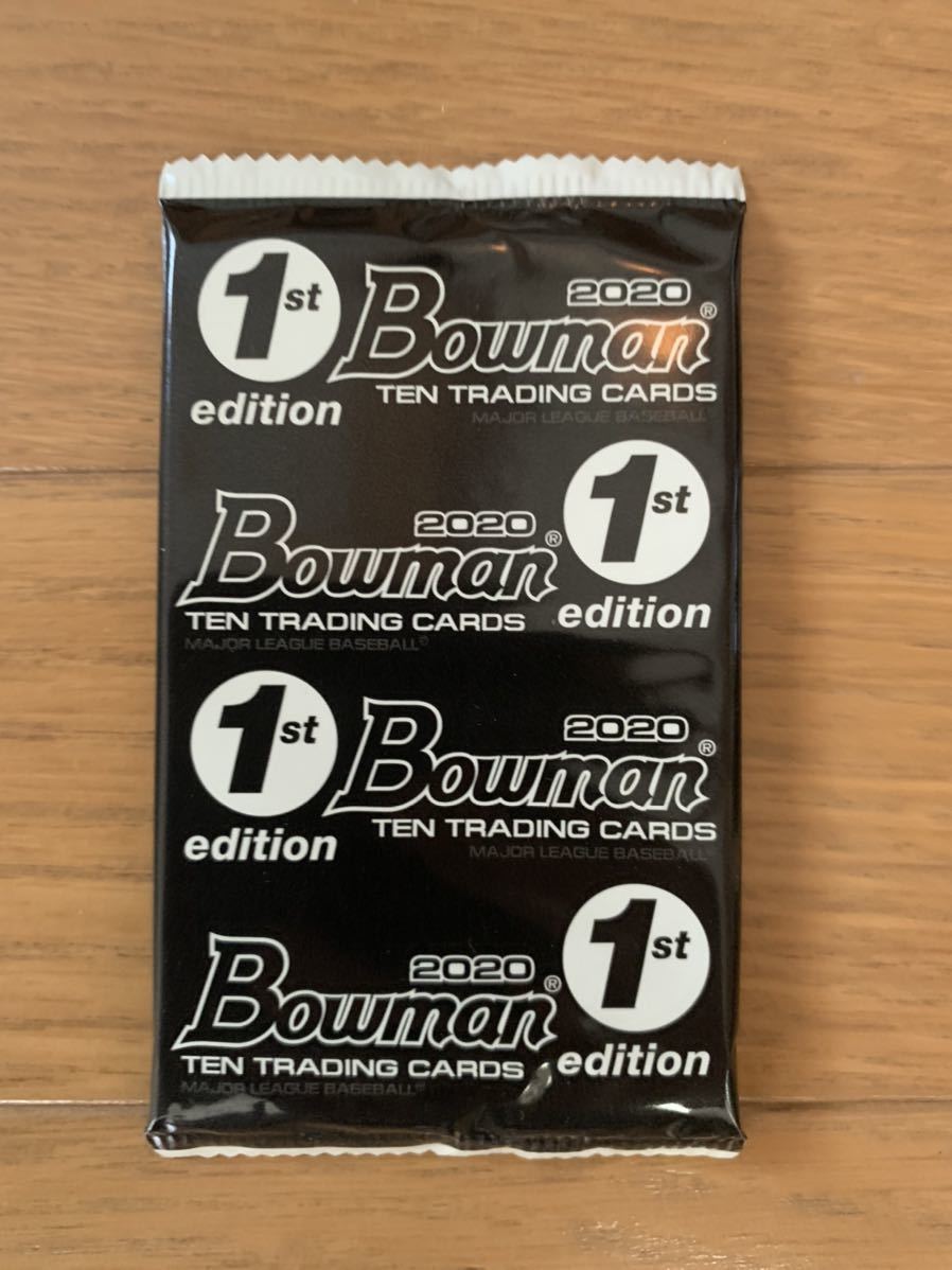 【未開封】topps Bowman 1st edition 2020 1パック 新品 オンライン限定 Bobby Witt Jr Jason Dominguez Jeremy Pea ジェレミー・ペーニャ