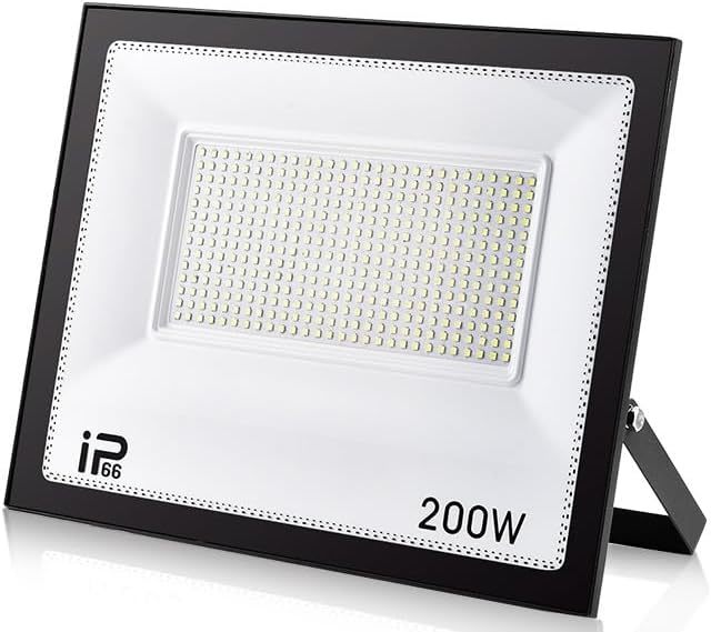 200W IP66防水 LED 投光器 作業灯26000LM 2600W相当 フラッドライト 省エネ 高輝度 アース付きプラグ PSE適合 1.8Mコード ワークライトの画像1