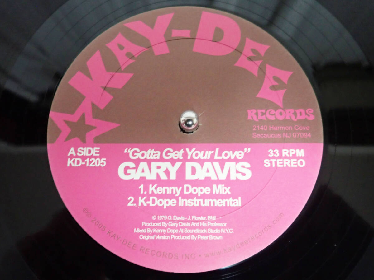 ほぼ新品 Garageクラシック・オリジナル・リエディット ★Gotta Get Your Love - Gary Davis★ Clyde Alexander & Sanction, KD-1205_画像6