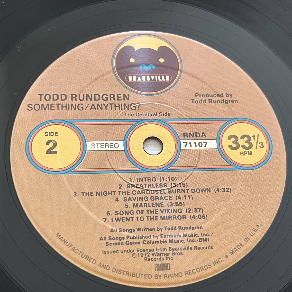 【US盤/2×Vinyl/12''/Rhino Records/RNDA71107/with 歌詞兼ポスター,Shrink残】Todd Rundgren/Something-Anything? ...... //Blues Rock//_画像6