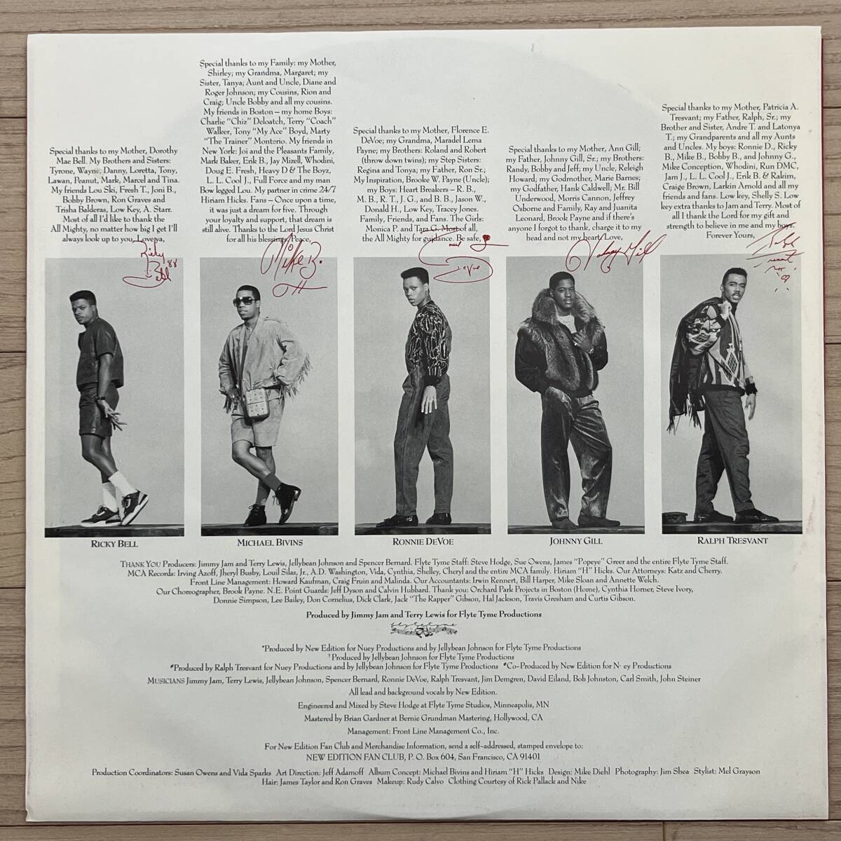【US盤/Vinyl/12''/MCA Records/MCA-42207/88年盤/with ハイプステッカー,Inner,Shrink残】New Edition/Heart Break //Contemporary R&B//_画像3