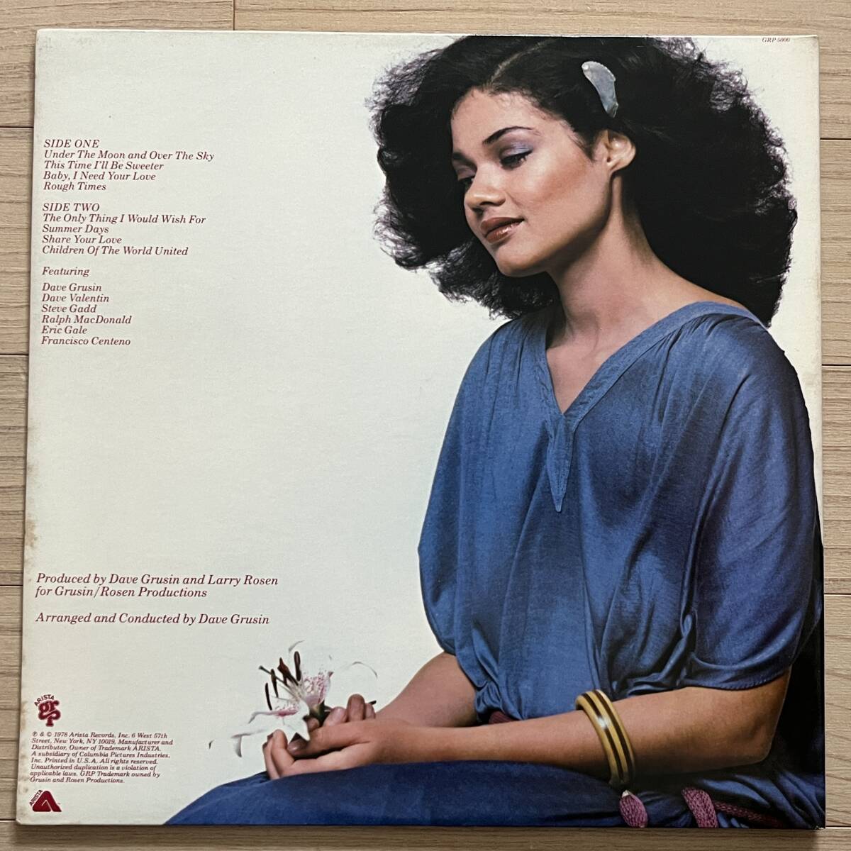 【US盤/Vinyl/12''/Gatefold/両面STERLING刻印/Arista GRP/GRP 5000/78年盤】Angela Bofill / Angie ................. //Jazz,Funk,Soul//の画像3