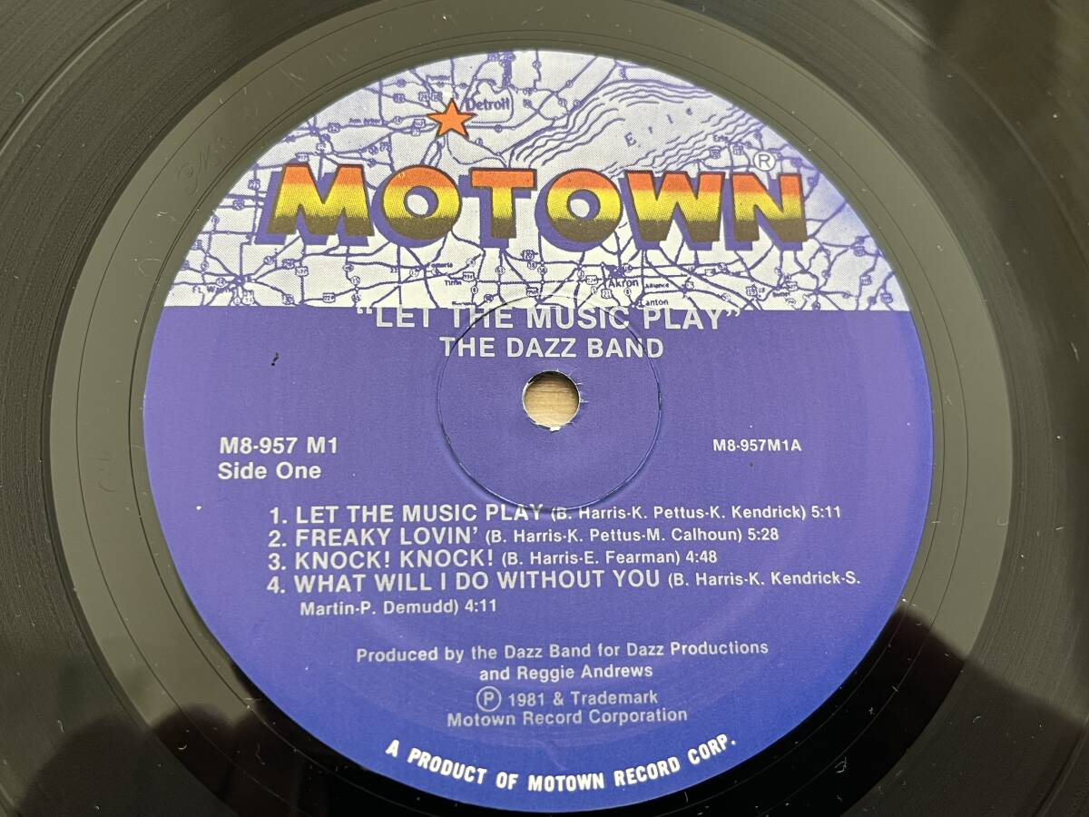 【輸入盤/Vinyl/12''/Motown/M8-957M1/81年盤/Shrink残】The Dazz Band / Let The Music Play ...................... //Soul,Funk,Disco//の画像5