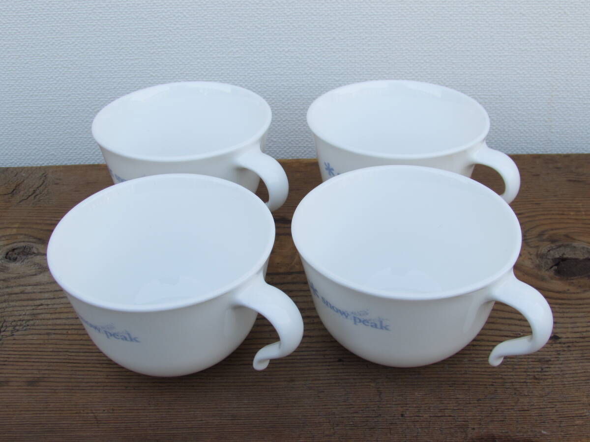 廃盤希少 約2年のみ販売 未使用 コレールカップ 4客セット CORELLECUP スノーピーク snowpeak snow peak コレール CORELLE_画像2