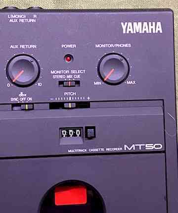 YAMAHA MT50 MULTITRACK CASSETTE RECORDER マルチトラック カセット レコーダー/ MTR　 マイク４tracks LINE ライン 録音　再生_画像7