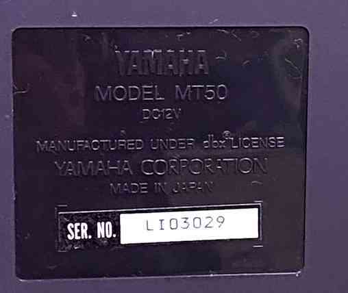 YAMAHA MT50 MULTITRACK CASSETTE RECORDER マルチトラック カセット レコーダー/ MTR　 マイク４tracks LINE ライン 録音　再生_画像10