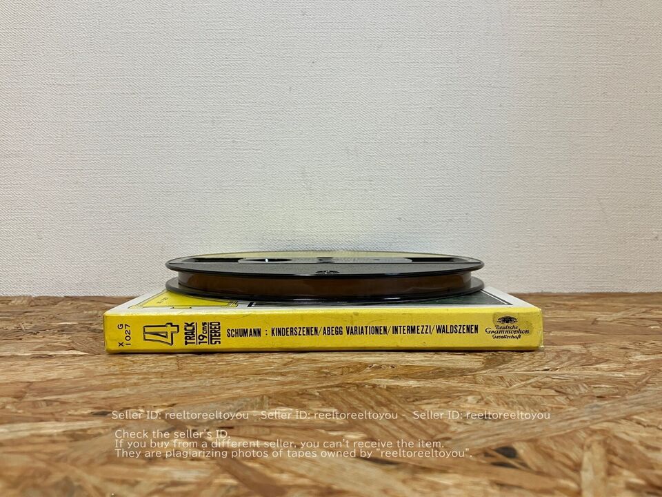 ＜再生確認済み＞「 エッシェンバッハ シューマン リサイタル 」 オープンリール ７号 ミュージック テープの画像4