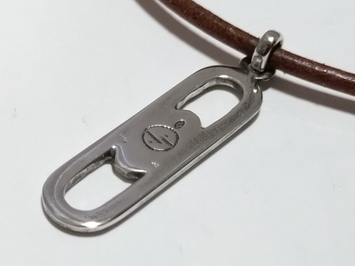 【HERMES】最終価格/Tuareg/希少エルメスSILVER925製手彫りトゥアレグネックレスの画像5