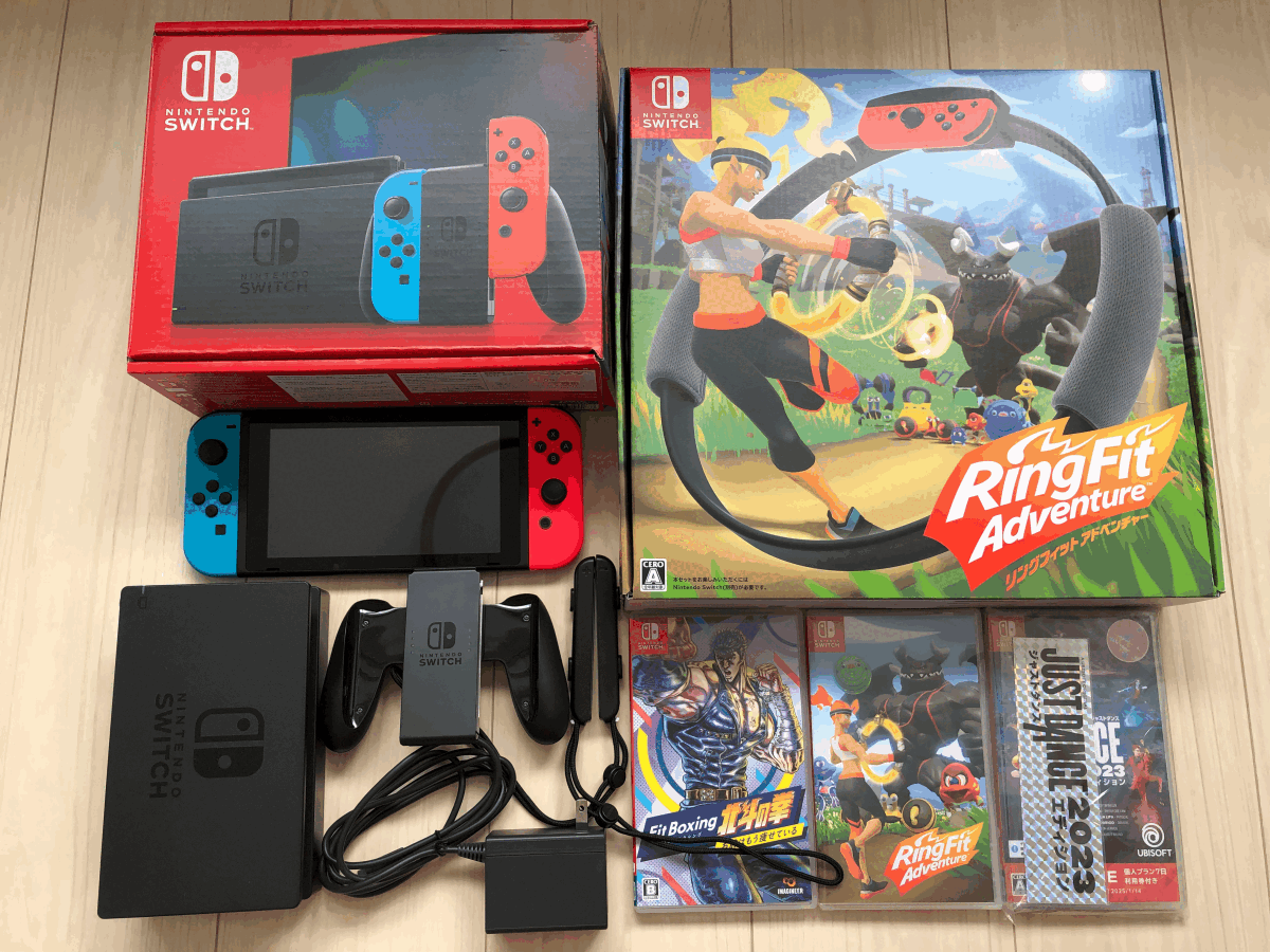 【美品】Nintendo Switch 2023年式　箱付き Yahoo!オークション - 任天堂 新モデル Nintendo Switch 本体